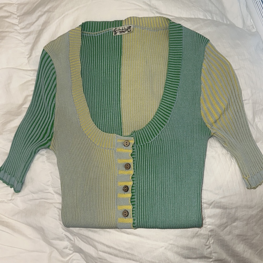 Free People Ribbed Body Suit XS